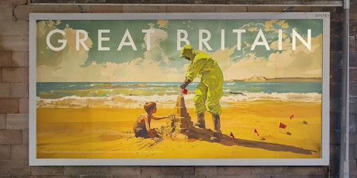 Vote Clean Seas billboard Vote Clean Seas billboard