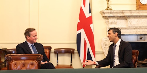 Rishi Sunak meets David Cameron Rishi Sunak meets David Cameron
