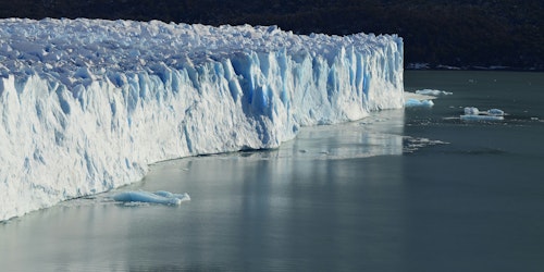 A glacier in Argentina A glacier in Argentina