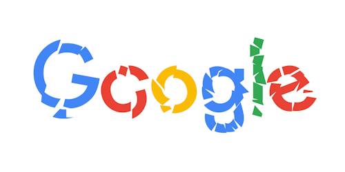 broken Google logo broken Google logo