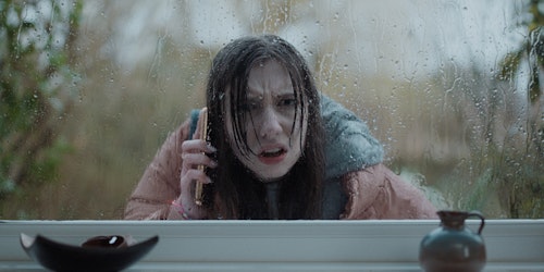 Girl in the rain Girl in the rain