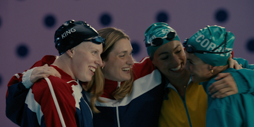 Athletes hugging Athletes hugging