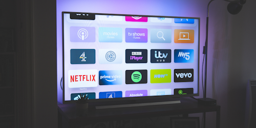 Connected TV aka CTV showing different CTV platforms and services Connected TV aka CTV showing different CTV platforms and services