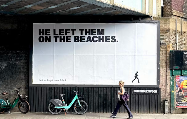 He left them on the beaches He left them on the beaches