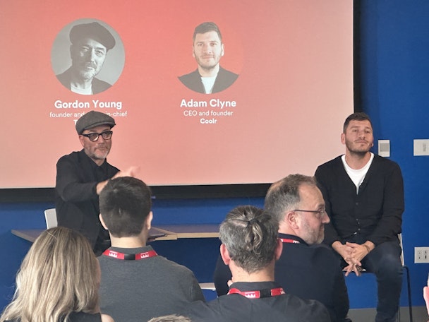 The Drum's Gordon Young and Coolr's Adam Clyne in conversation at The Drum Live in New York The Drum's Gordon Young and Coolr's Adam Clyne in conversation at The Drum Live in New York