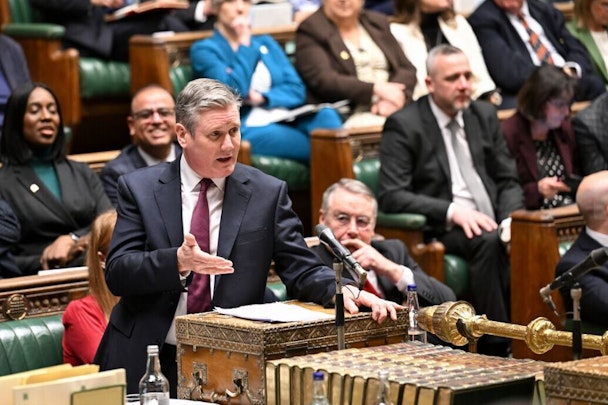 Keir Starmer at Prime Minister's Questions Keir Starmer at Prime Minister's Questions
