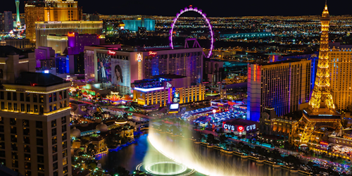 Las Vegas aerial view Las Vegas aerial view