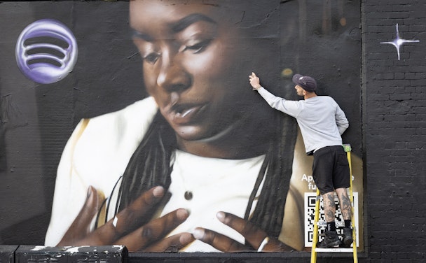 Make Moves Fund launch mural Make Moves Fund launch mural