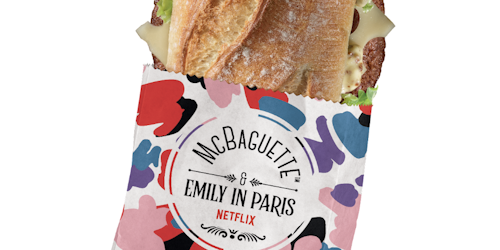 Emily in Paris tie up with McDonald's McBaguette Emily in Paris tie up with McDonald's McBaguette