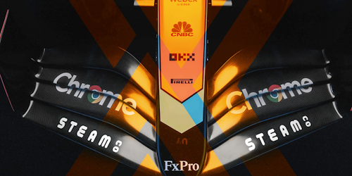 STEAM Co. on McLaren's F1 car at the Silverstone Grand Prix STEAM Co. on McLaren's F1 car at the Silverstone Grand Prix
