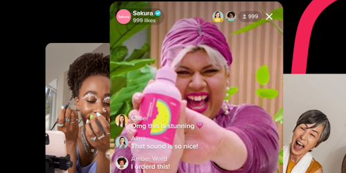 Three examples of TikTok Shop Three examples of TikTok Shop