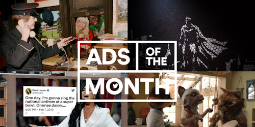 Ads of the month February Ads of the month February